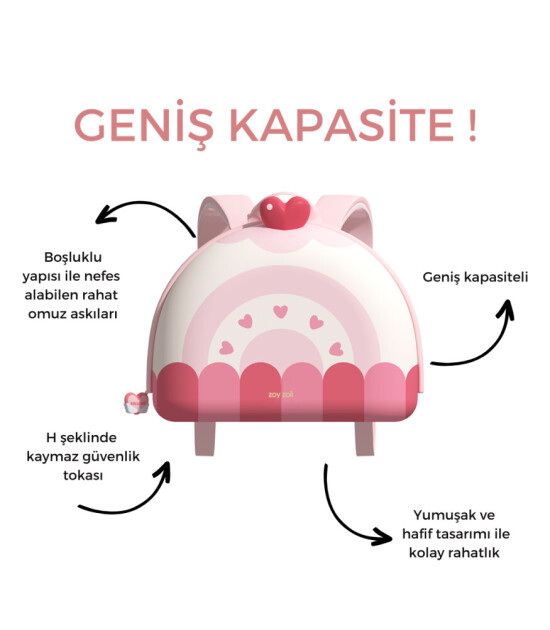 Zoyzoii Dream &Ccedil;ocuk Sırt &Ccedil;antası // Roll Cake