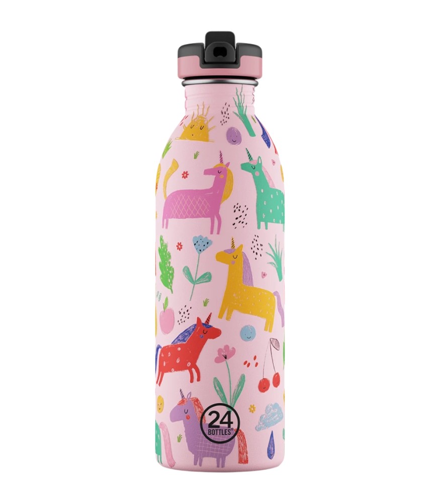 24Bottles Kids Bottle Paslanmaz &Ccedil;elik &Ccedil;ocuk Su Matarası (500 ml) // Magic Friends
