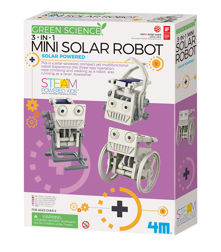 4M 3-in-1 Mini Solar Robot