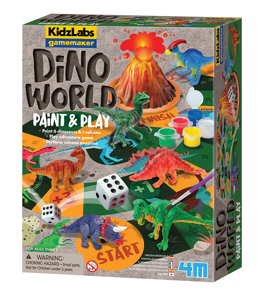 4M Dinozor D&uuml;nyası Boyama ve Oyun Seti
