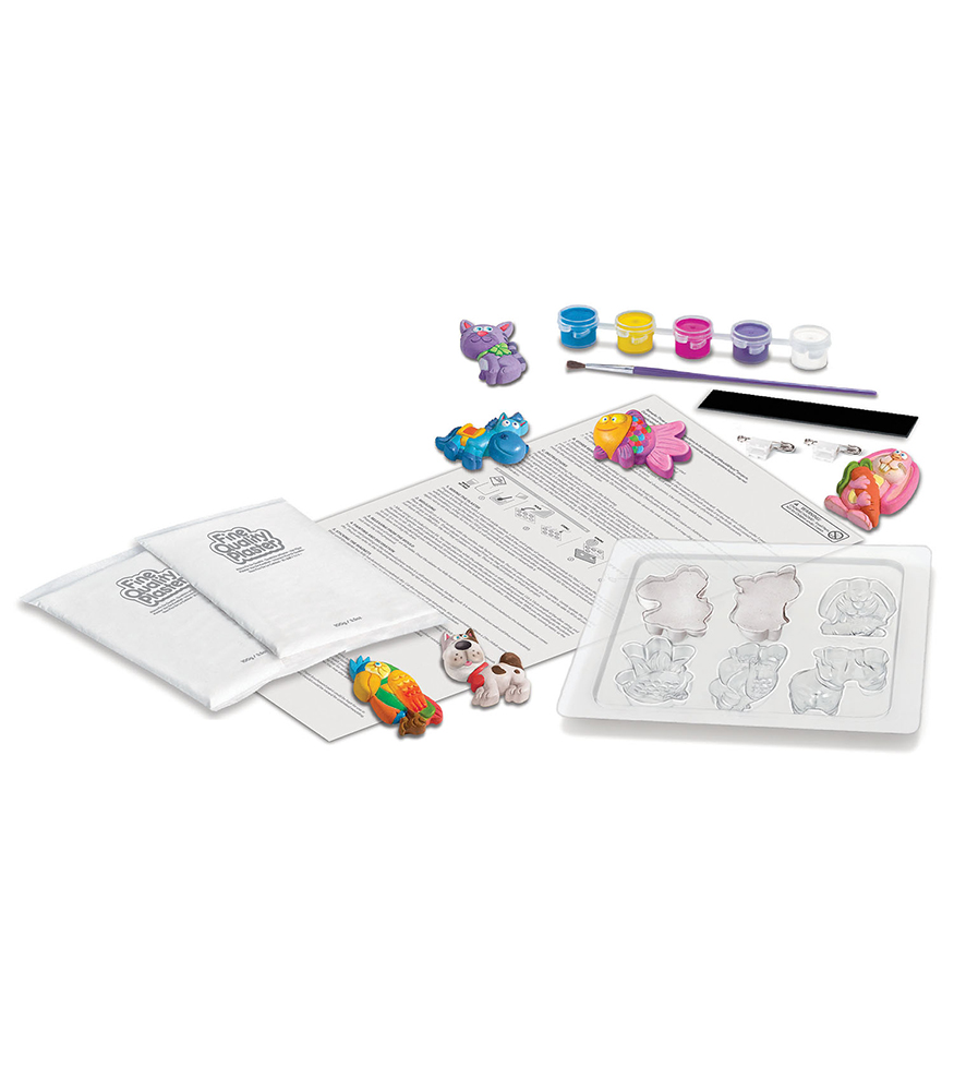 4M Sevimli Hayvanlar Kalıp ve Boyama Seti