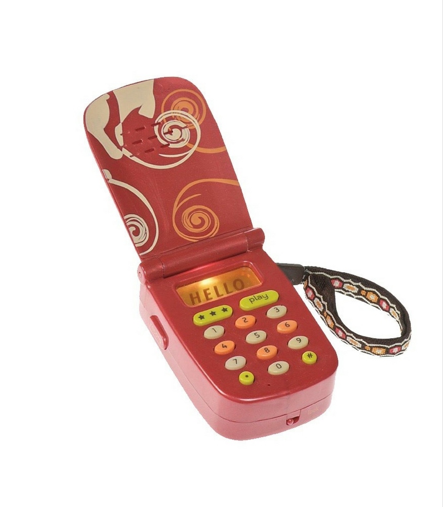 B.Toys Müzikli Telefon Ses Kayıtlı // Kırmızı