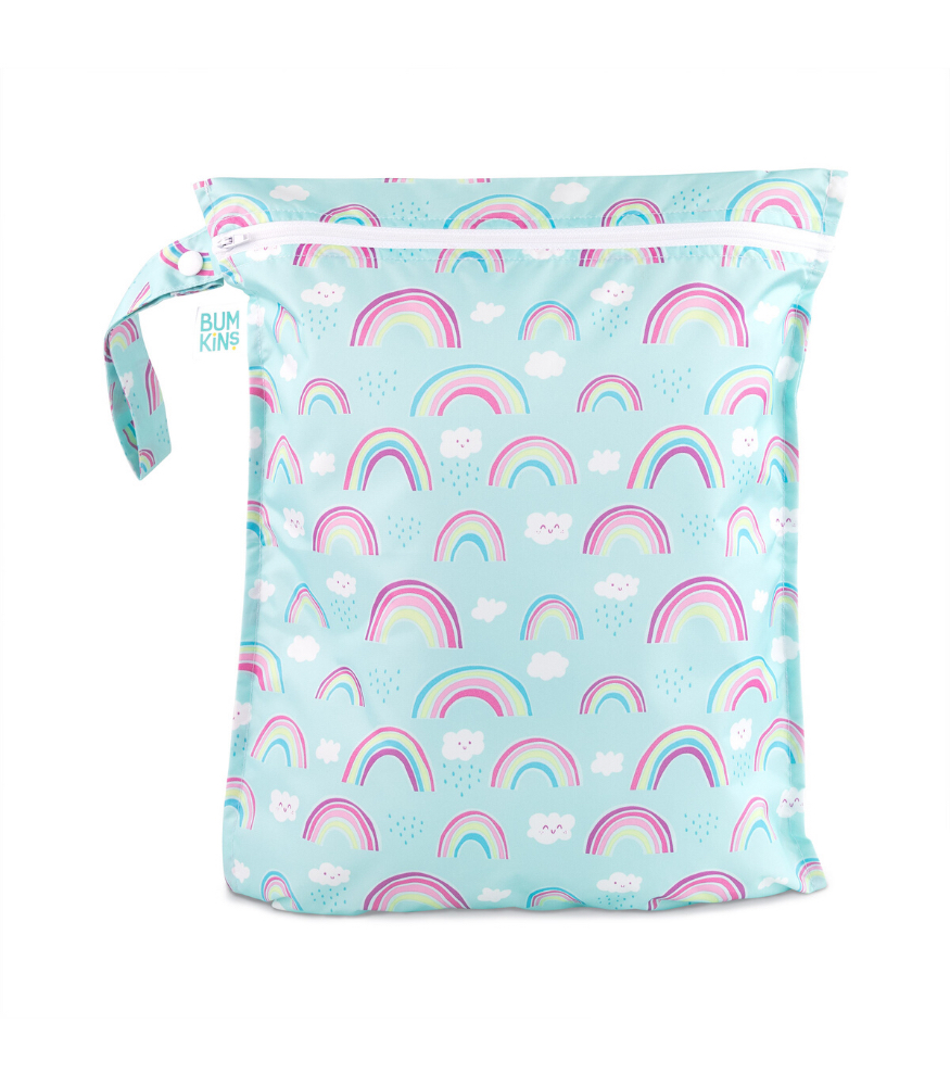 Bumkins Wet/Dry Bag Islak ve Kirli Çantası // Rainbows