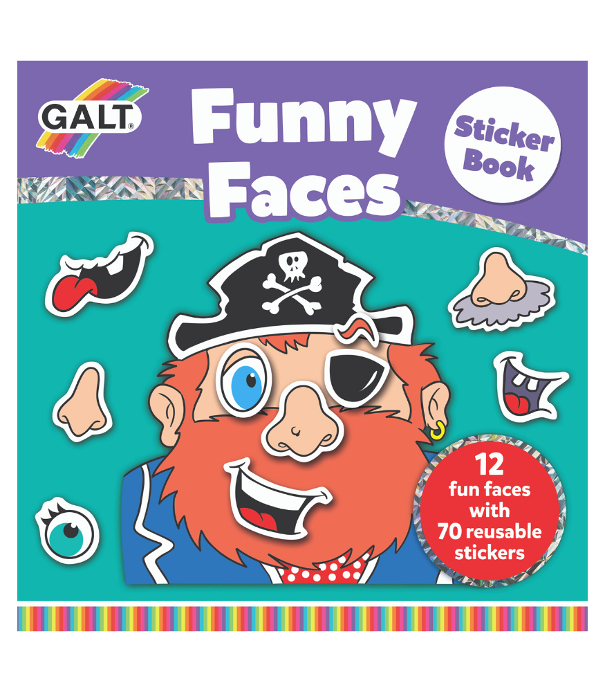 Galt Funny Faces Sticker Book