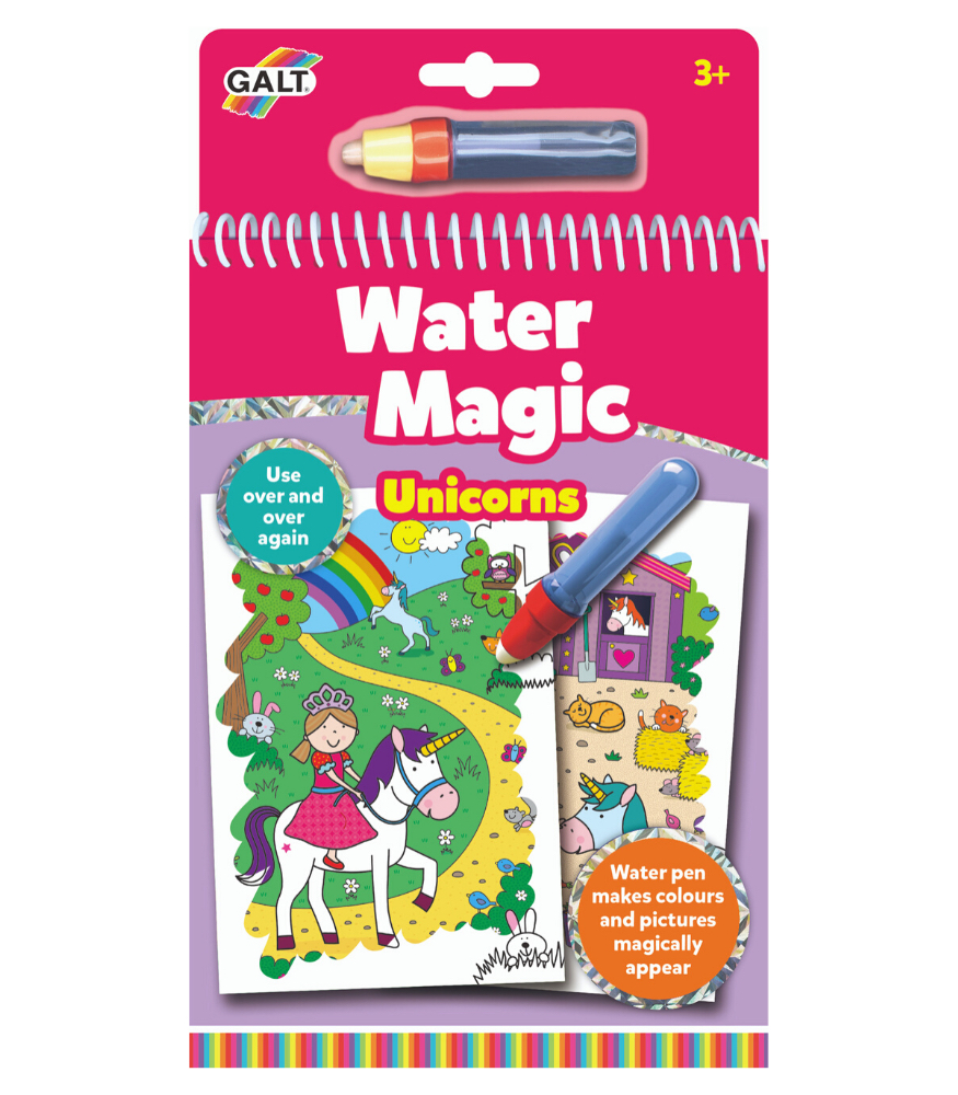 Galt Water Magic Sihirli Su Boyama Kitap // Unicorns