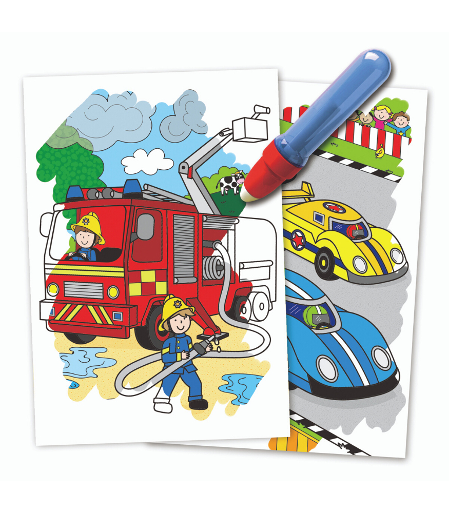 Galt Water Magic Sihirli Su Boyama Kitap // Vehicles