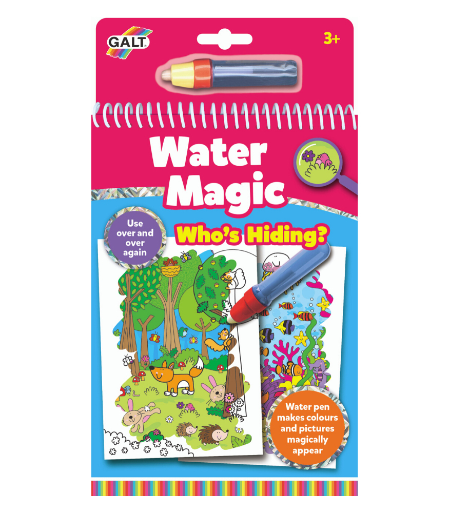 Galt Water Magic Sihirli Su Boyama Kitap // Who's Hiding?