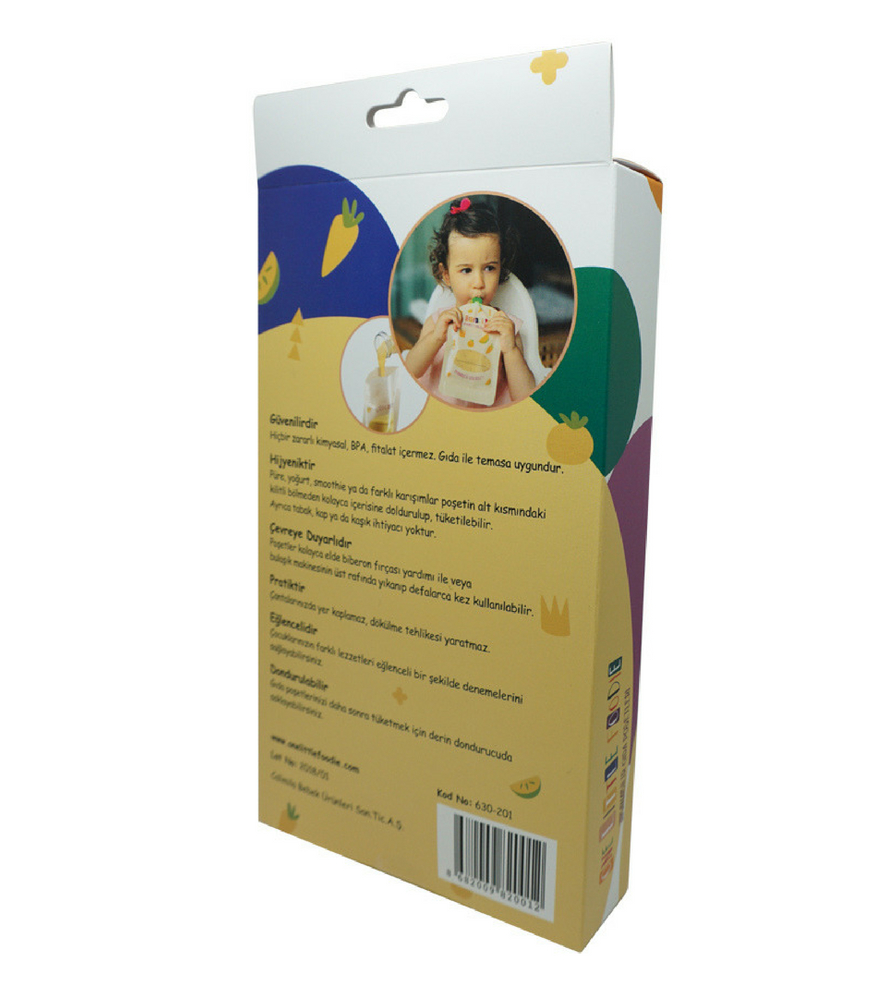 One Little Foodie Yıkanabilir Gıda Poşeti (5 Adet)