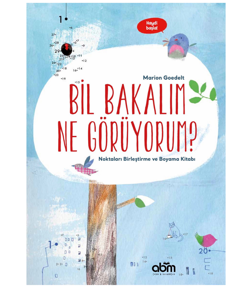 Noktaları Birleştirme ve Boyama Kitabı / Bil Bakalım Ne Görüyorum?