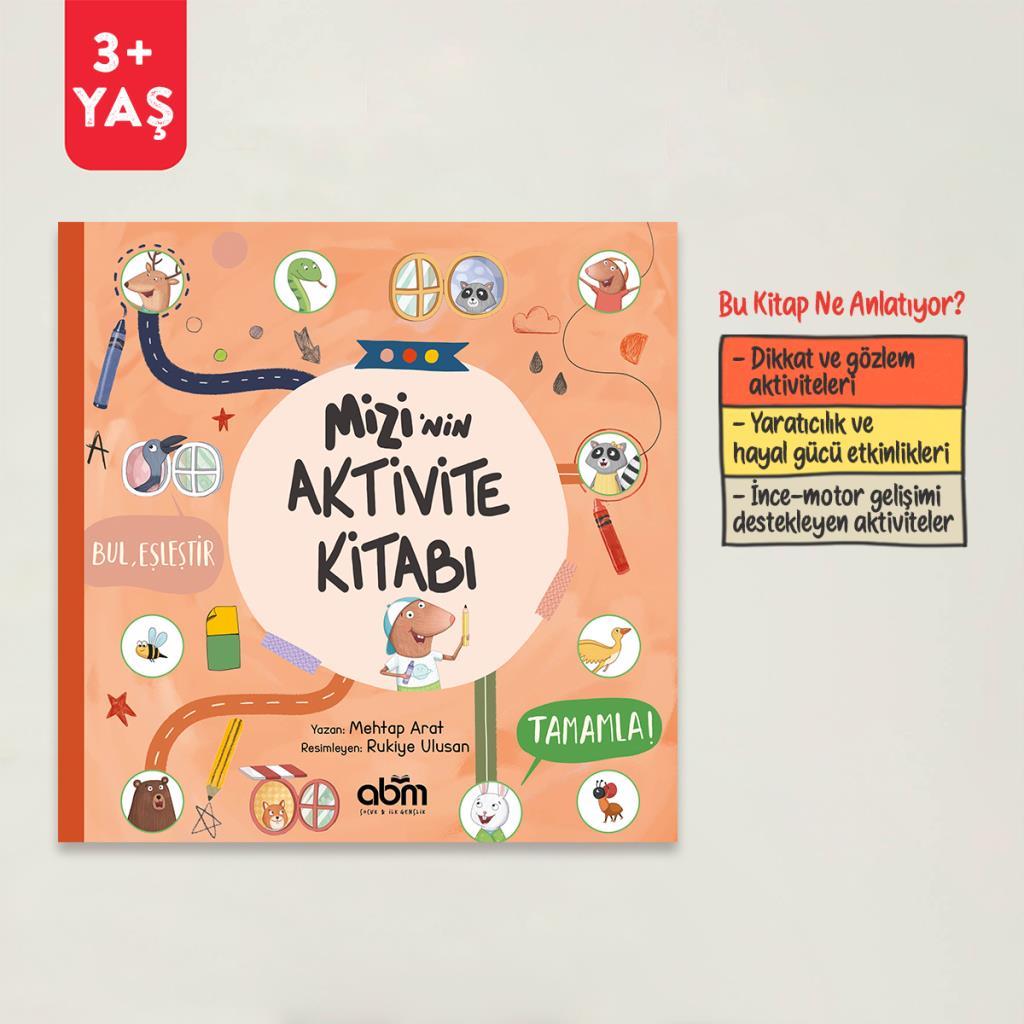 Abm Yayınevi Mizi'nin Aktivite Kitabı  