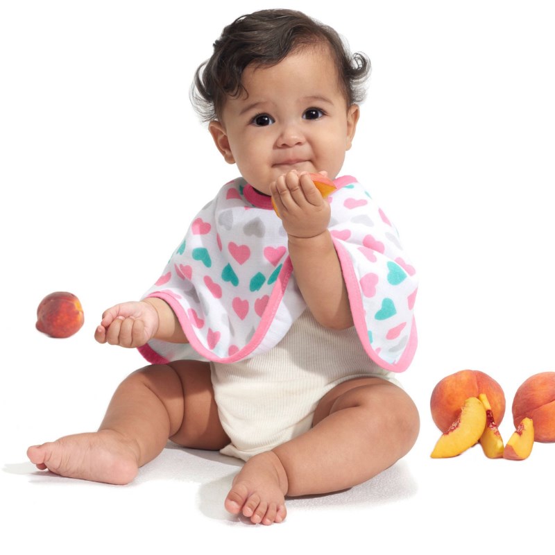 aden + anais Ideal Baby Ağız Bezi ve Önlük (Pretty Sweet)