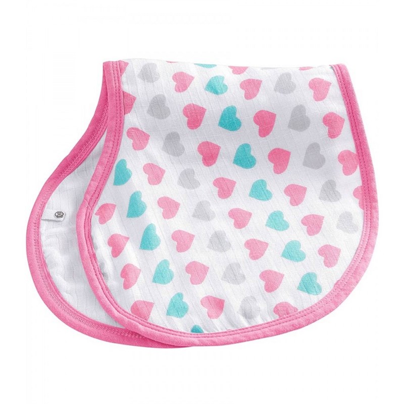 aden + anais Ideal Baby Ağız Bezi ve Önlük (Pretty Sweet)