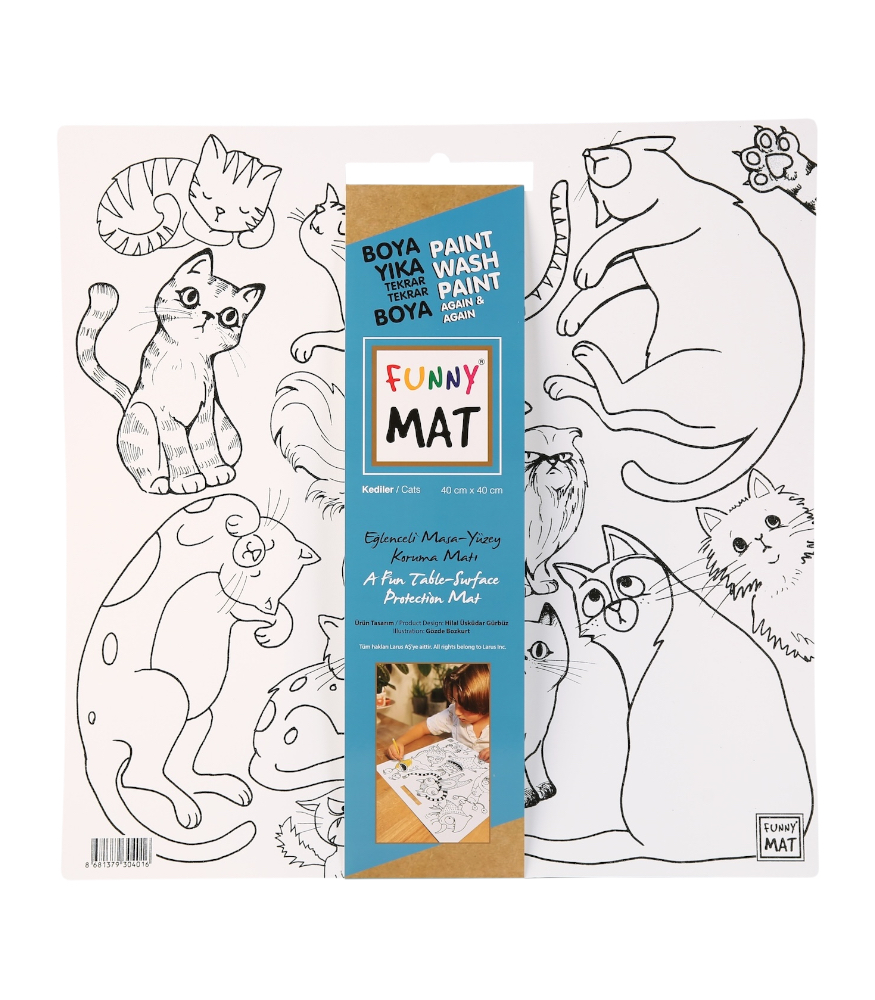 Funny Mat - Kare // Kediler