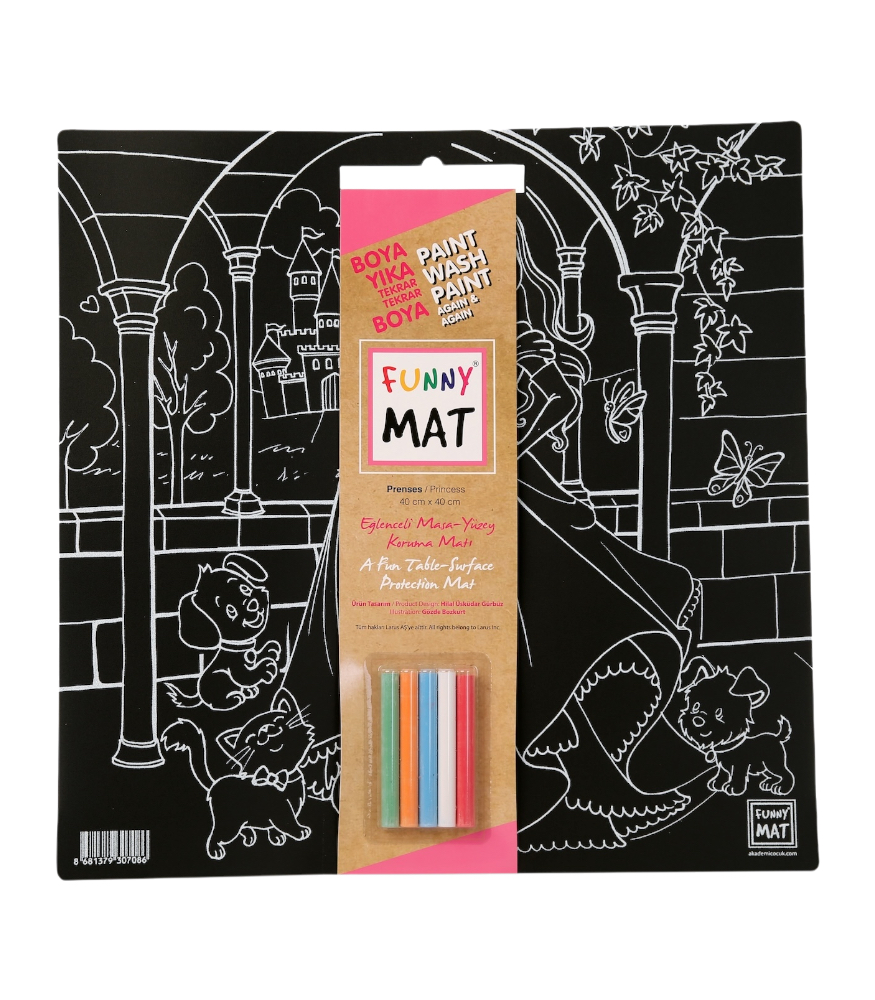 Funny Mat Black (Tebeşirli) // Prenses