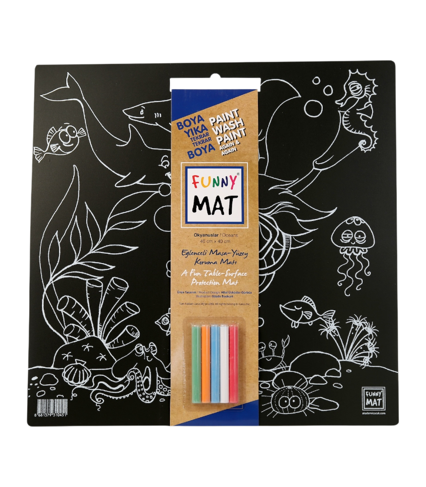 Funny Mat Black (Tebeşirli) // Okyanus
