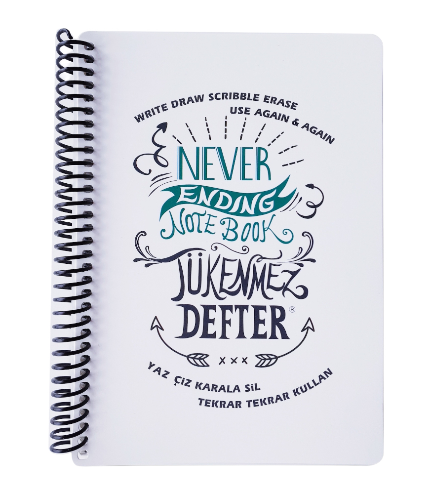 Tükenmez Not Defteri (15x21 cm) // Never Ending