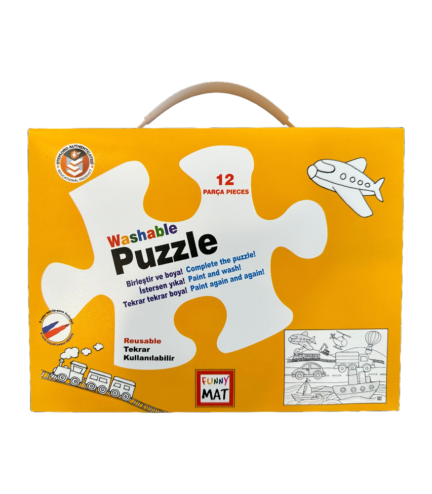 Funny Mat Washable Puzzle // Taşıt