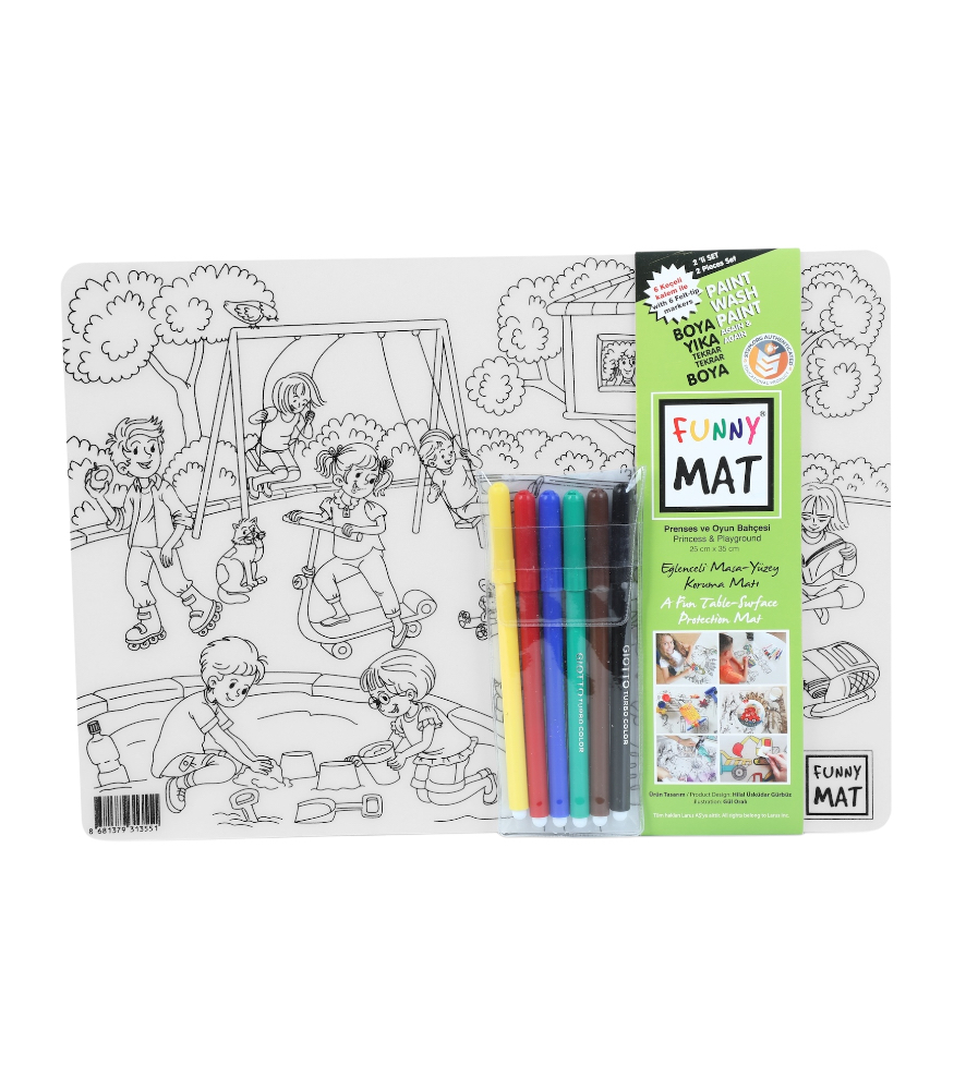 Funny Mat Set - Mini Boy // Prenses & Oyun Bah&ccedil;esi