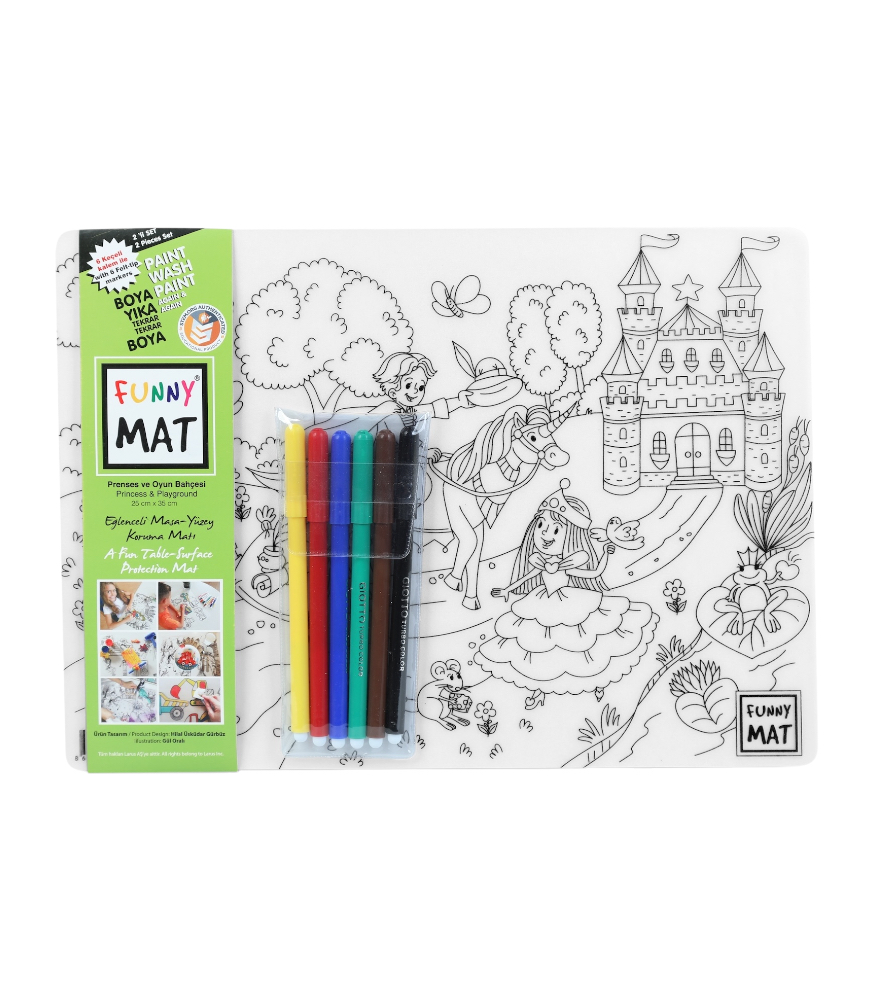 Funny Mat Set - Mini Boy // Prenses & Oyun Bah&ccedil;esi