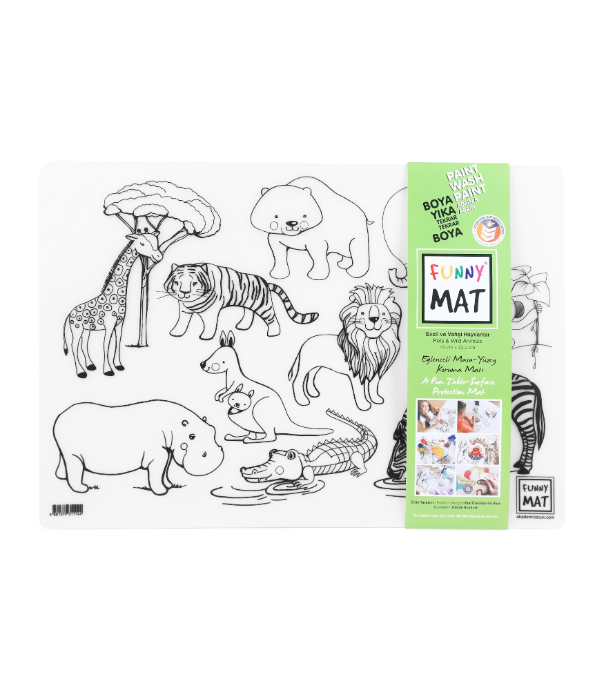 Funny Mat Set // Evcil & Vahşi Hayvanlar