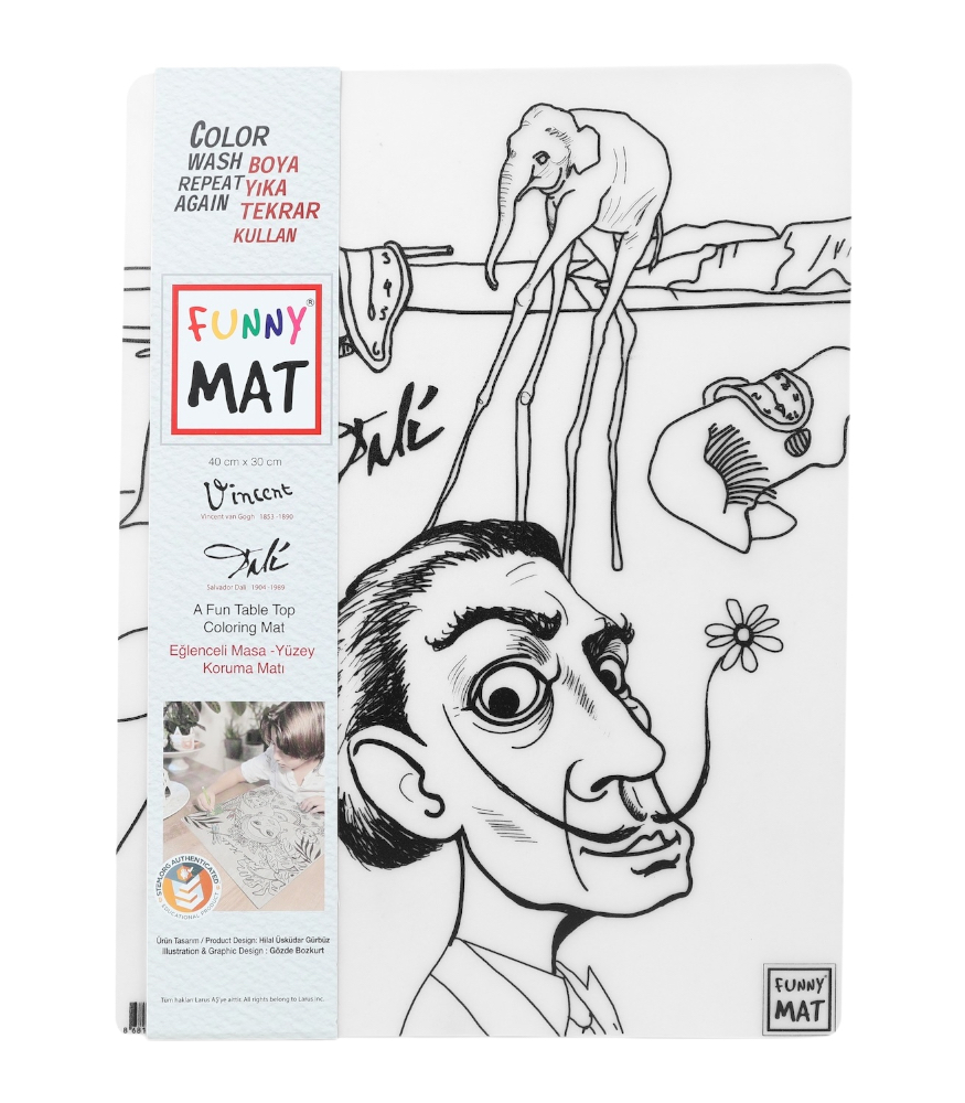 Funny Mat Set // Vincent van Gogh & Salvador Dali