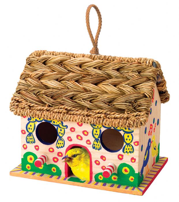 Alex Boyanabilir Ahşap Kuş Evi Keyif Bebesi Kids &amp; Toys