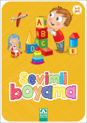 Altın Kitaplar SEVİMLİ BOYAMA (SARI)