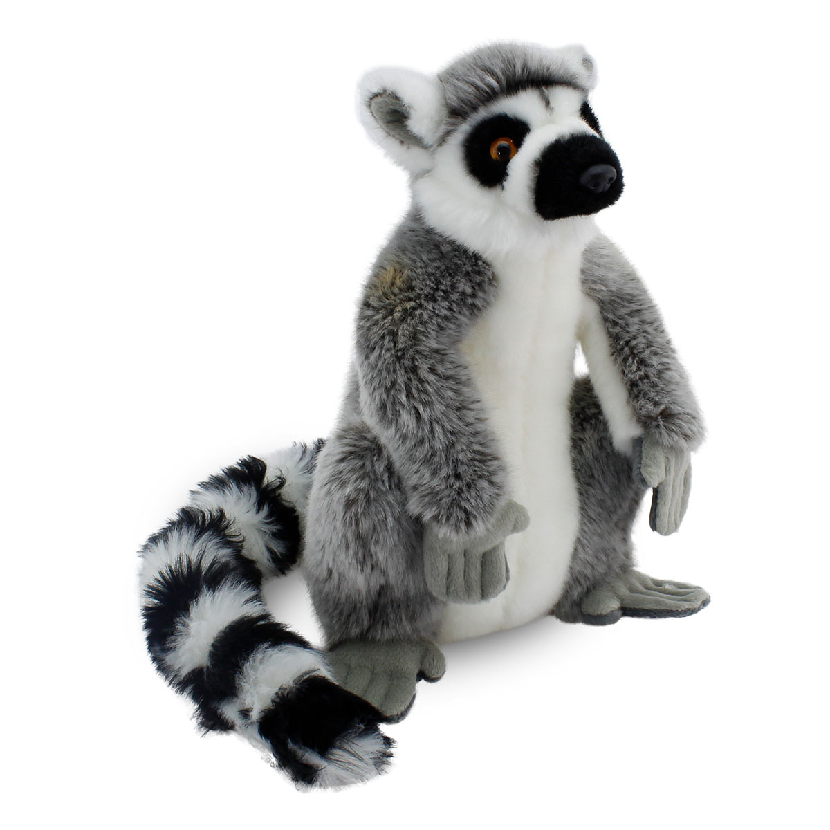 Animals Of The World Peluş Oturan Lemur (28 cm)