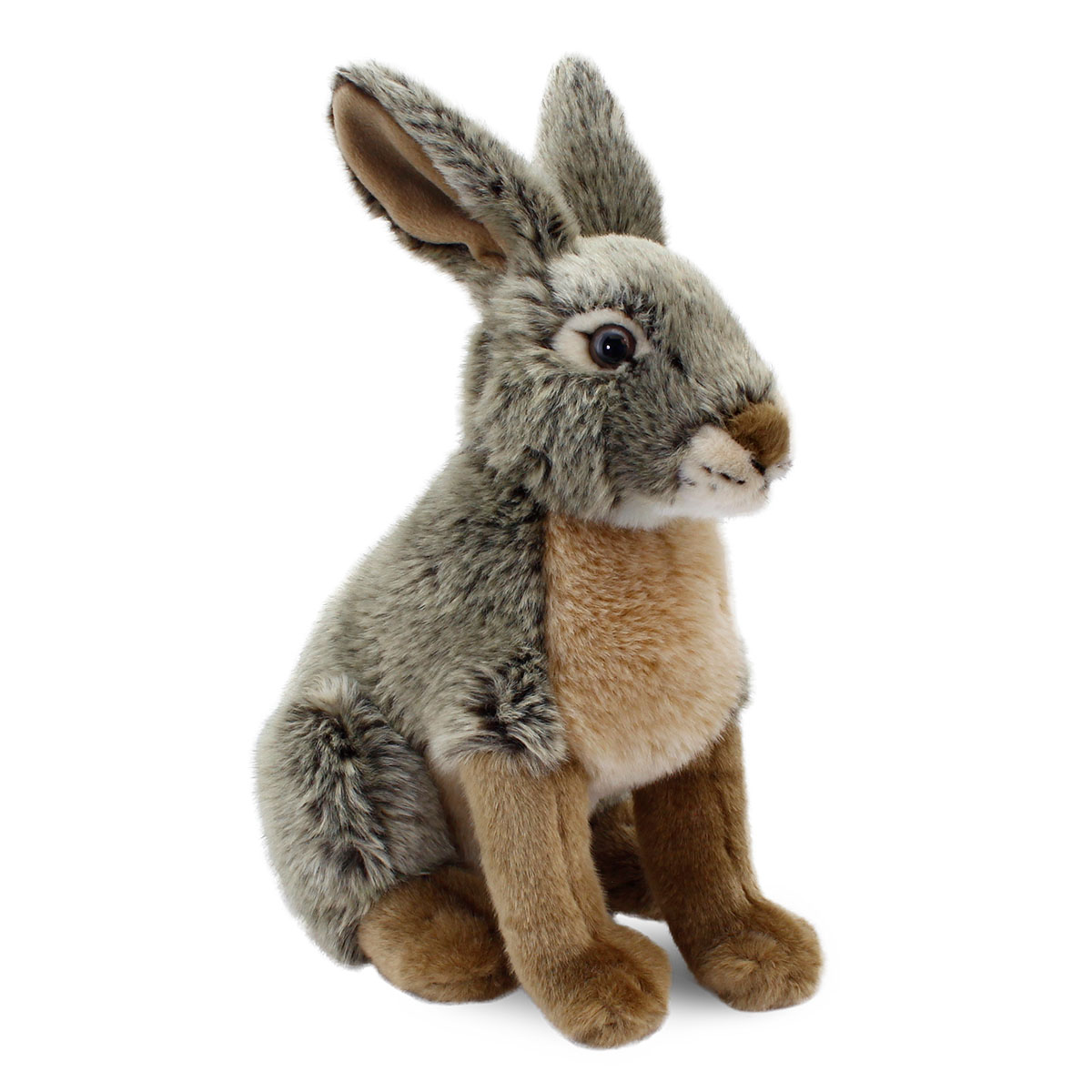 Animals Of The World Peluş Oturan Yaban Tavşanı (28 cm)