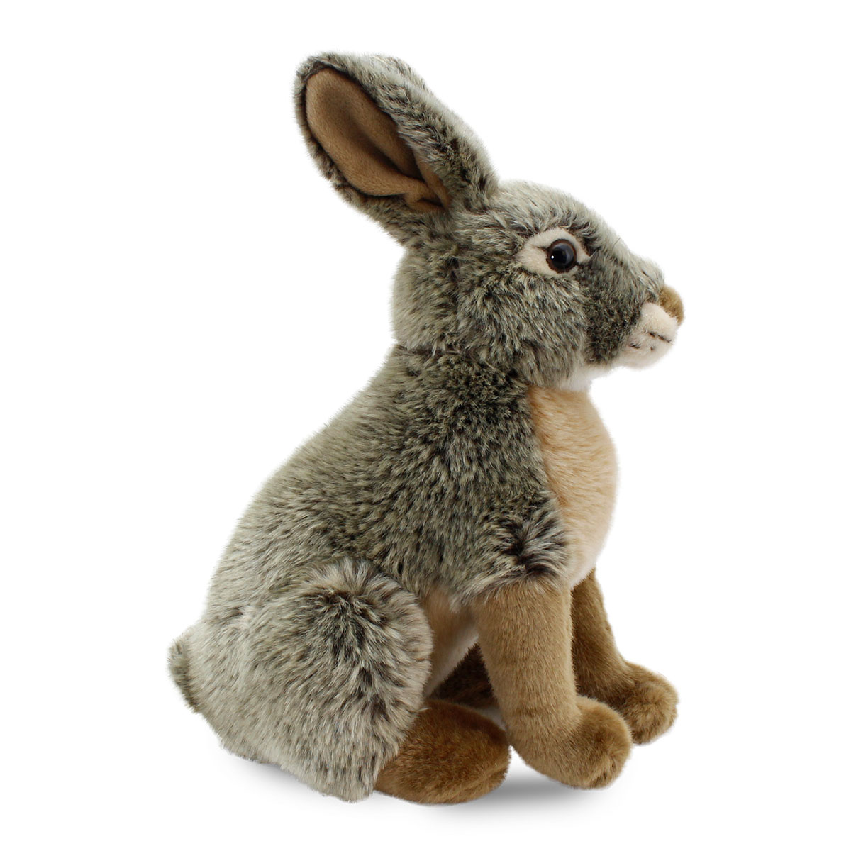 Animals Of The World Peluş Oturan Yaban Tavşanı (28 cm)