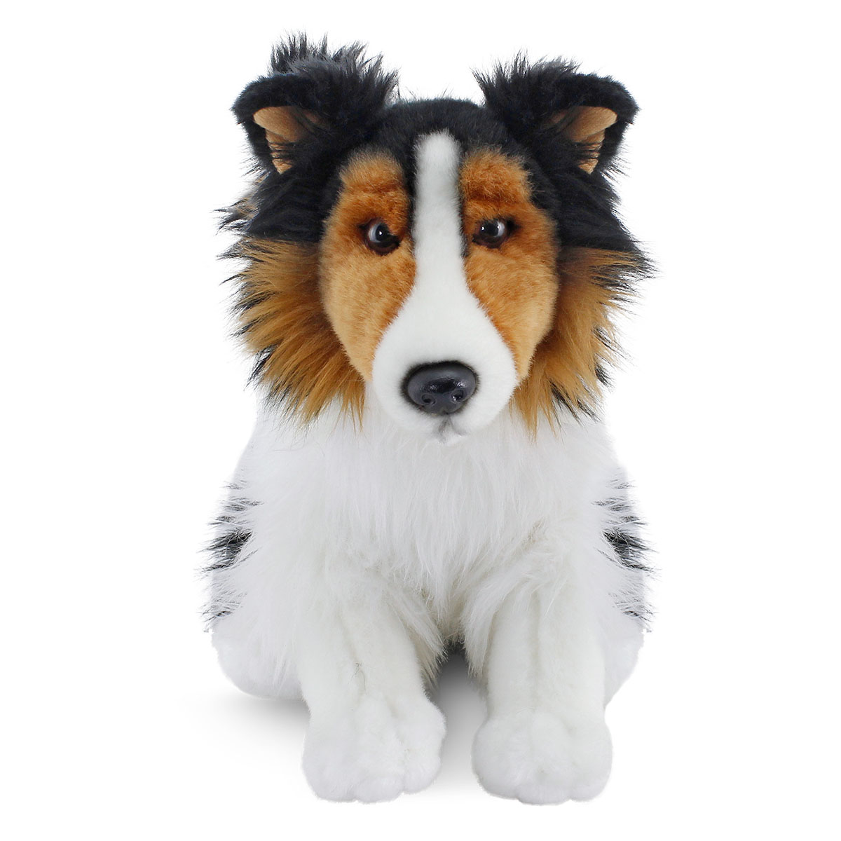 Animals Of The World Peluş Oturan &Ccedil;oban K&ouml;peği (28 cm)