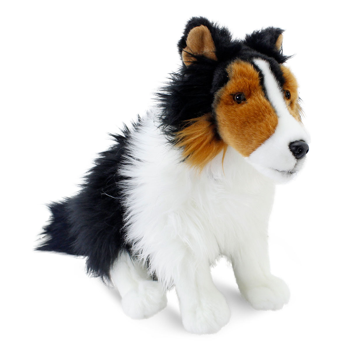Animals Of The World Peluş Oturan &Ccedil;oban K&ouml;peği (28 cm)