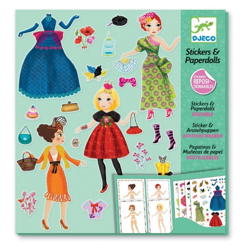 Djeco Kağıt Giydirme Seti // Massive Fashion