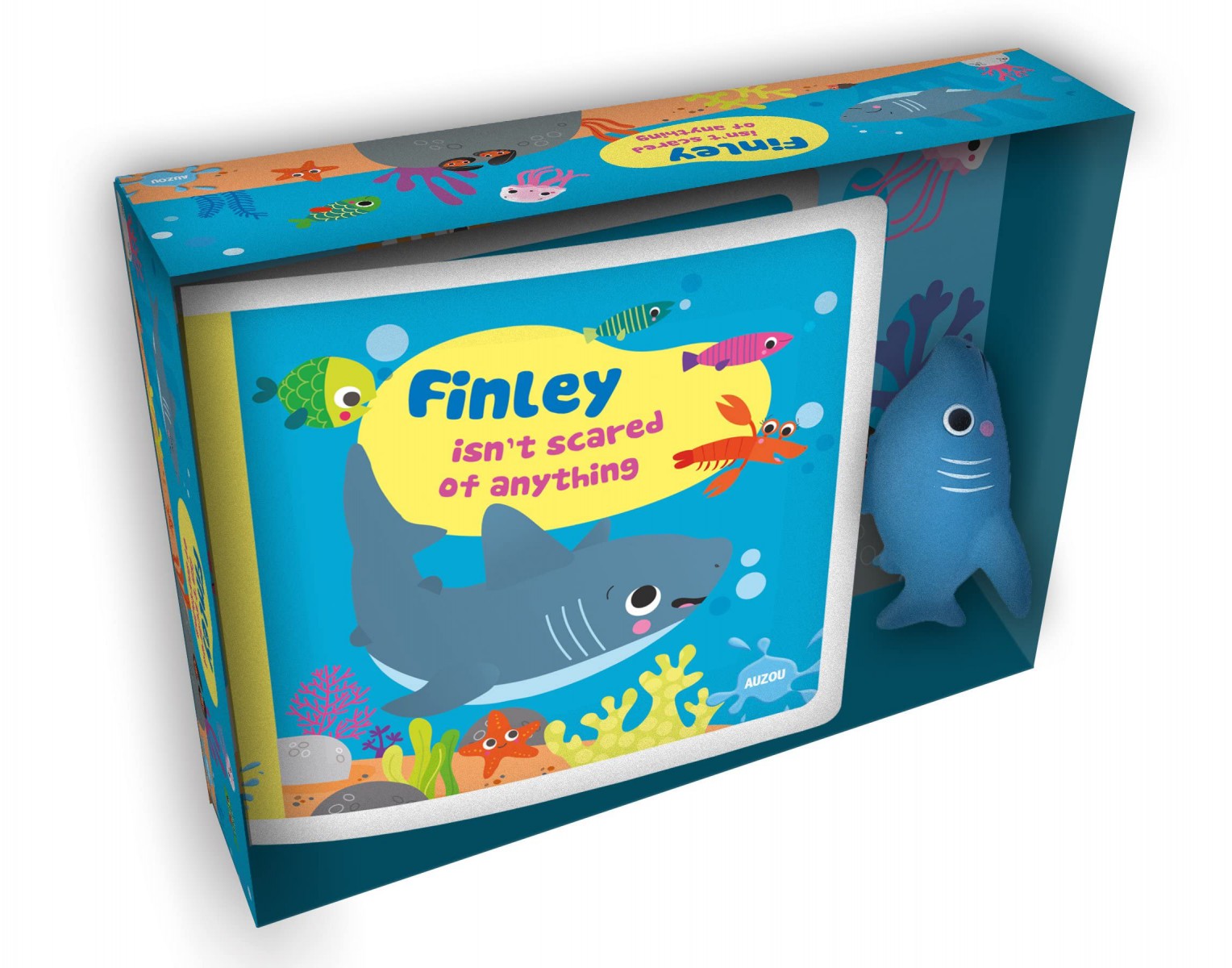 Auzou Publishing My First Bath Book & Toy: Finley isn't Scared of Anything