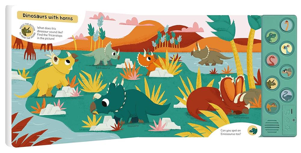 Auzou Publishing My First Sound Book: Dinosaurs that roar, squawk and growl