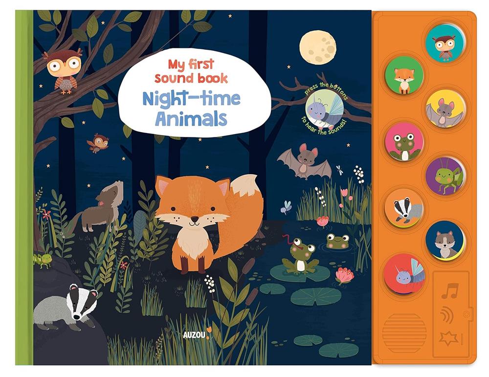 Auzou Publishing My First Sound Book: Night-Time Animals