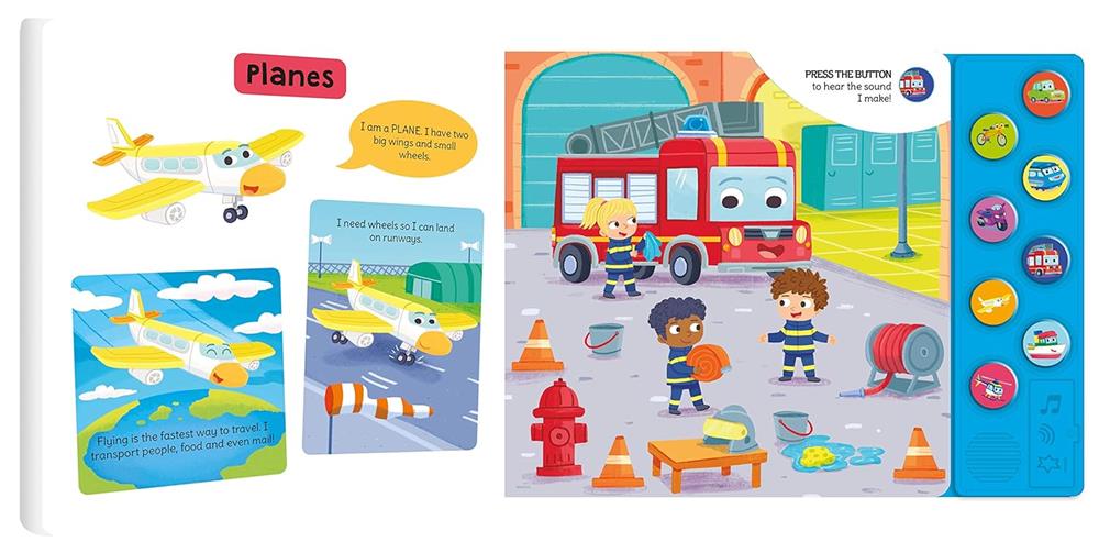 Auzou Publishing Things that toot, zoom and vroom