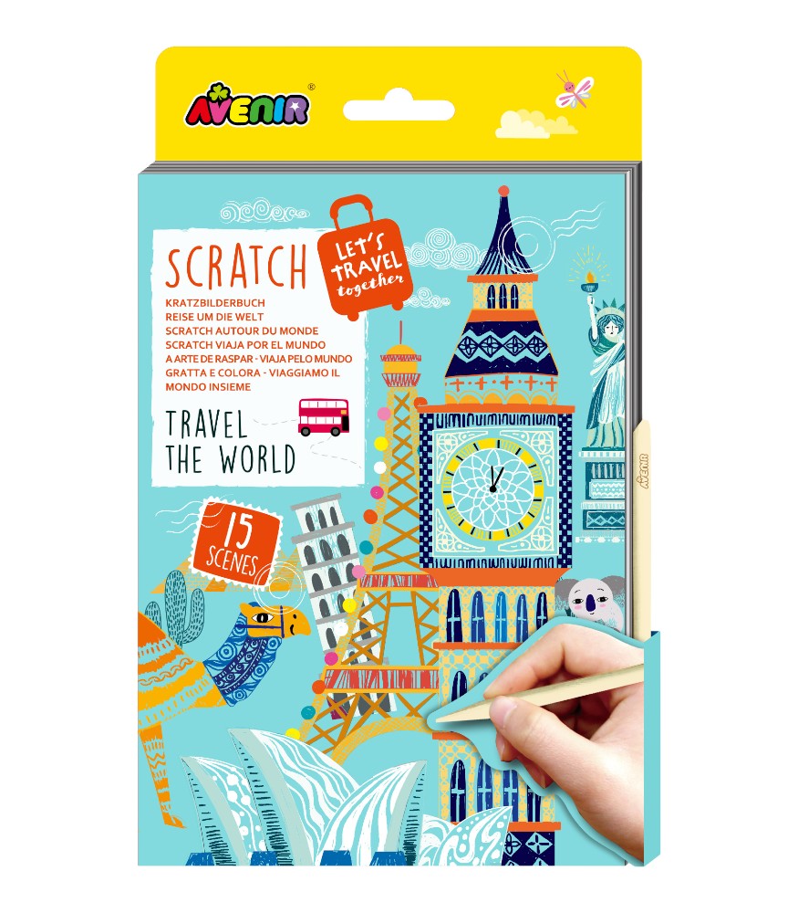 Avenir Kazıma Kartları - Mini // Travel the World