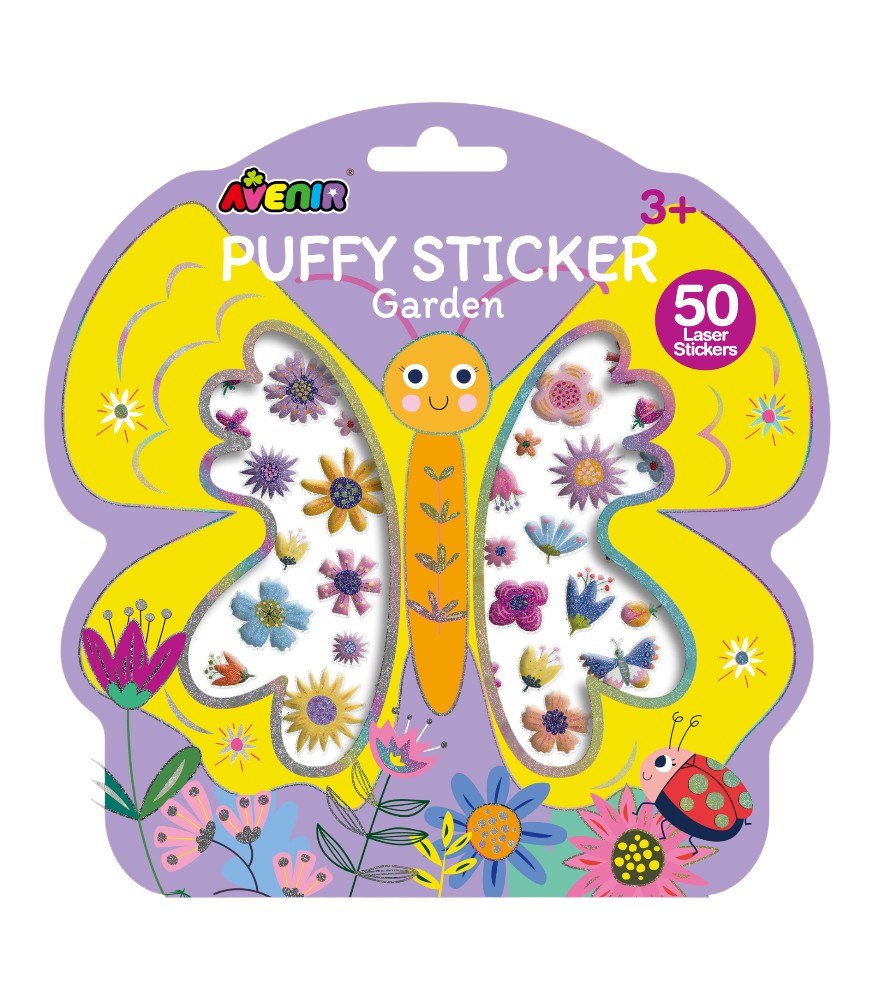 Avenir Puffy Kabartma &Ccedil;ıkartmalar // Garden