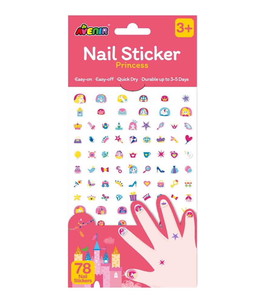 Avenir Tırnak Çıkartmaları - Simli // Princess