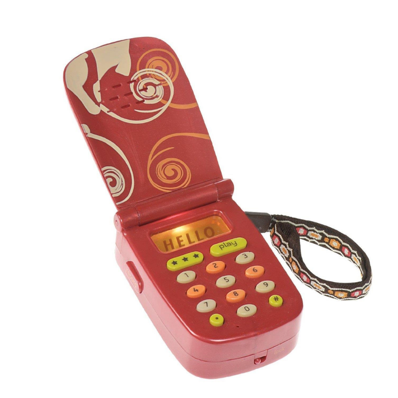 B.Toys Müzikli Telefon Ses Kayıtlı // Kırmızı