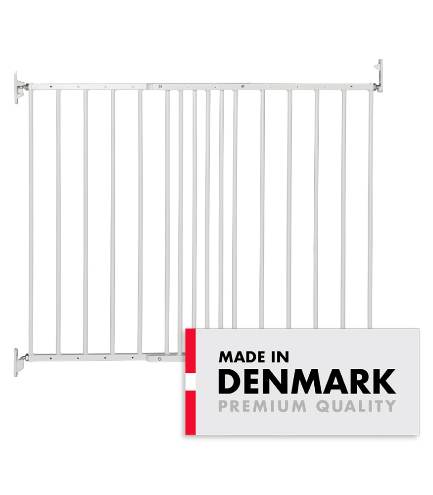 BabyDan Liva Çocuk Güvenlik Kapısı (62,5-106,8 cm) // Beyaz