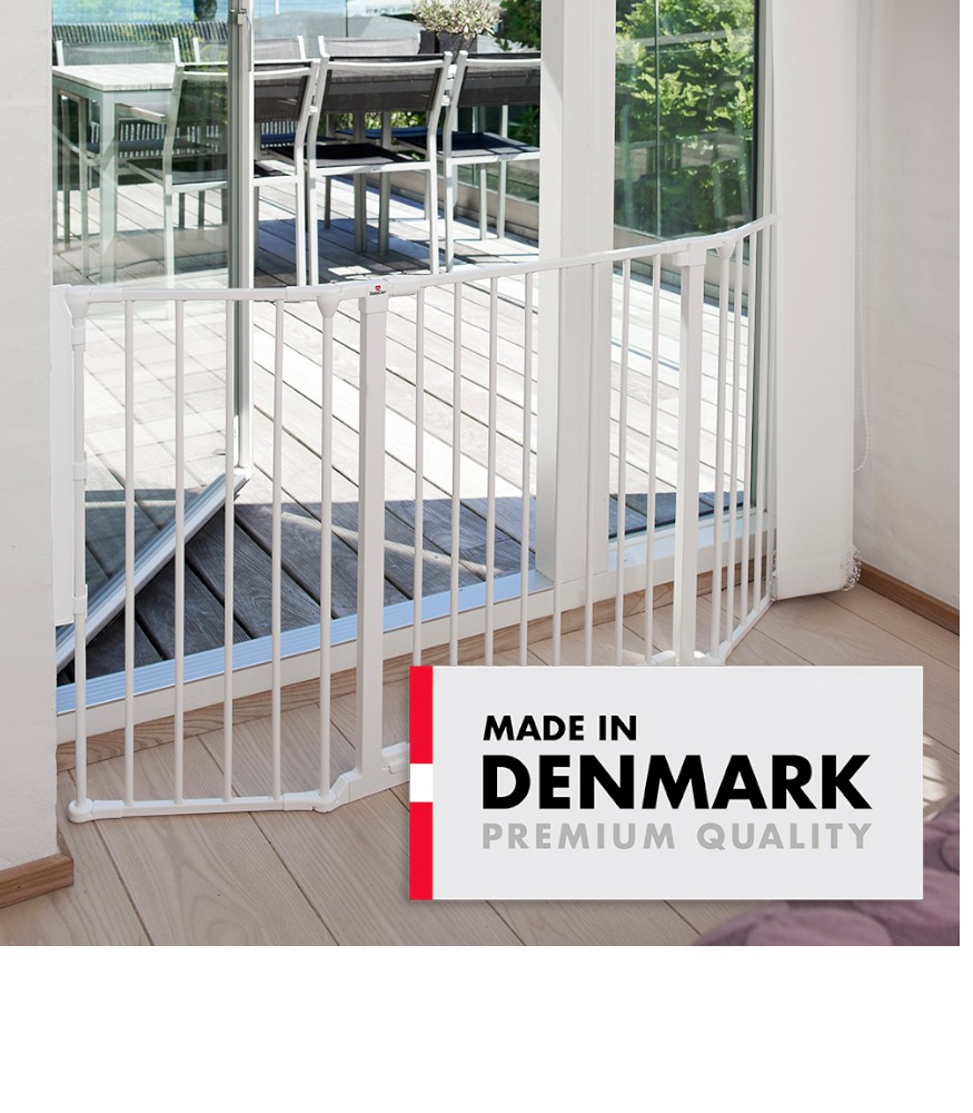 BabyDan Olaf Koruyucu Bariyer ve Güvenlik Kapısı (90-146 cm) // Beyaz