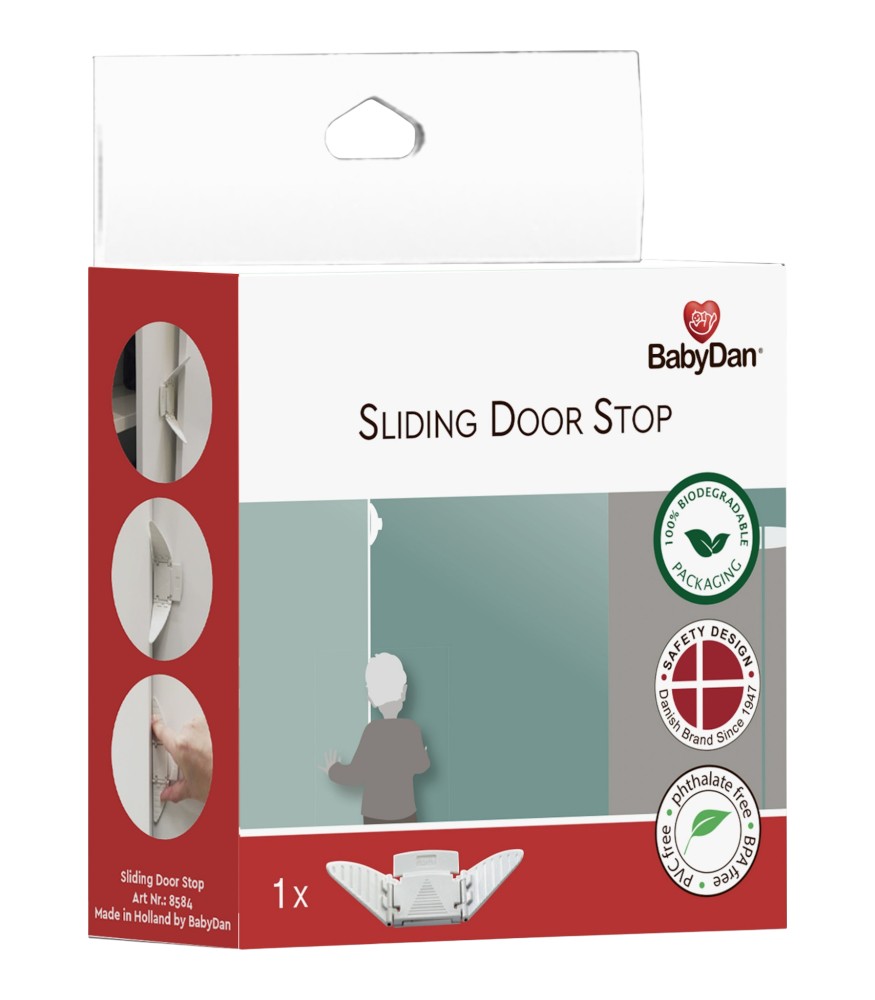 BabyDan Bebek ve &Ccedil;ocuklar İ&ccedil;in S&uuml;rg&uuml;l&uuml; Dolap Kilidi // Beyaz