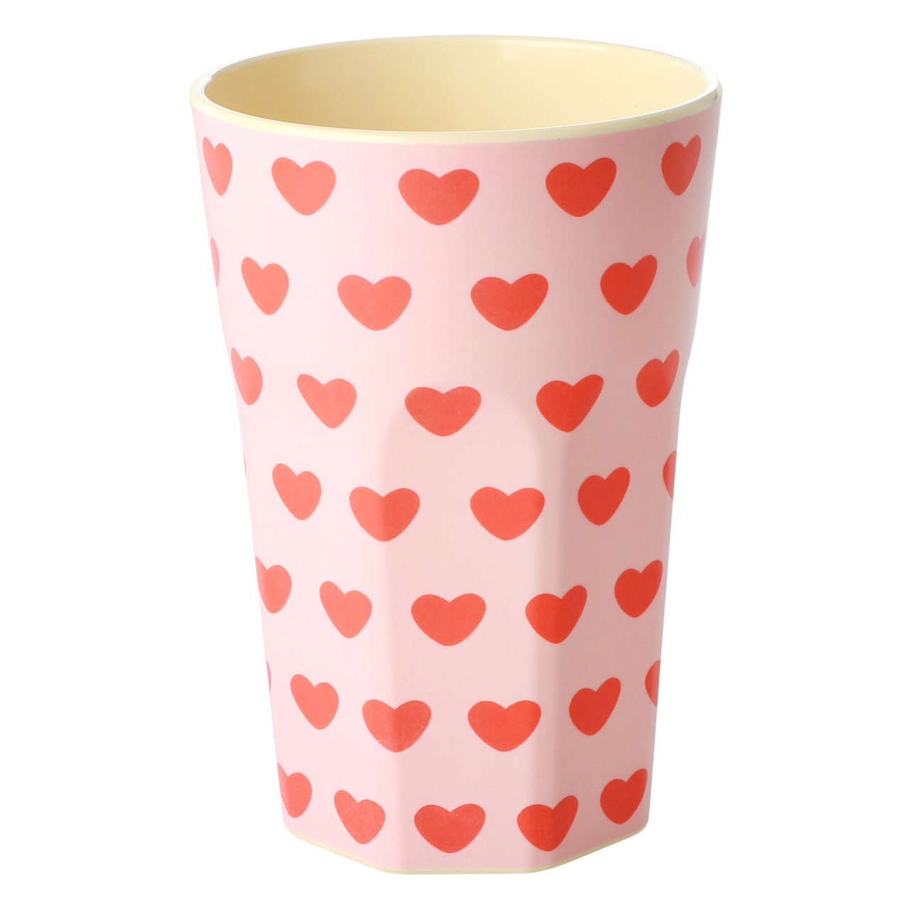 Rice Melamin Bardak (M) // Kalp Büyük Boy