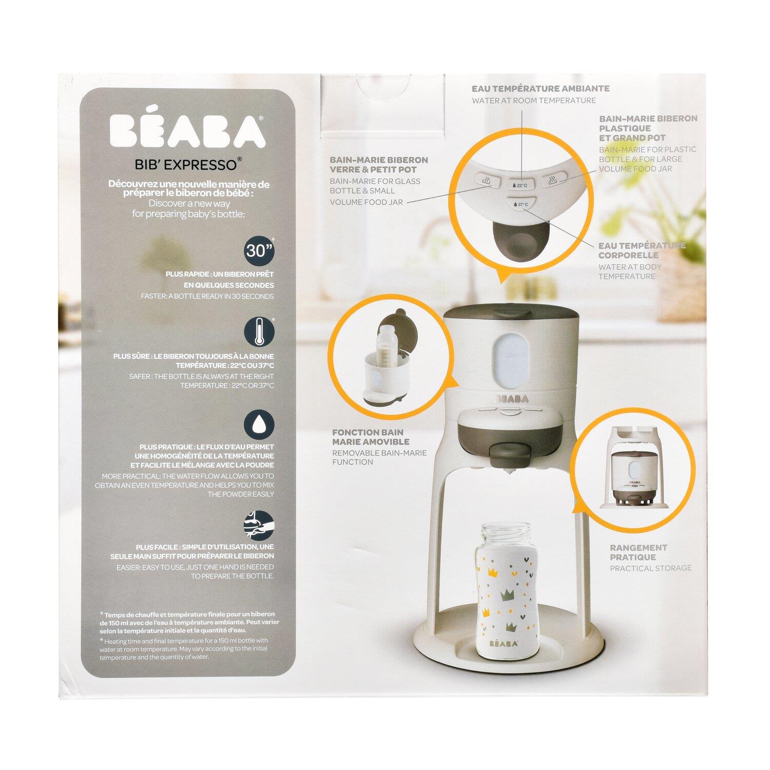 Beaba Bib Expresso Su ve Biberon Isıtıcı // White - Grey