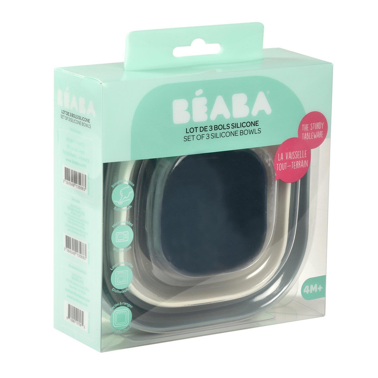 Beaba Silikon Kase Seti (3 Parça) // Night Blue