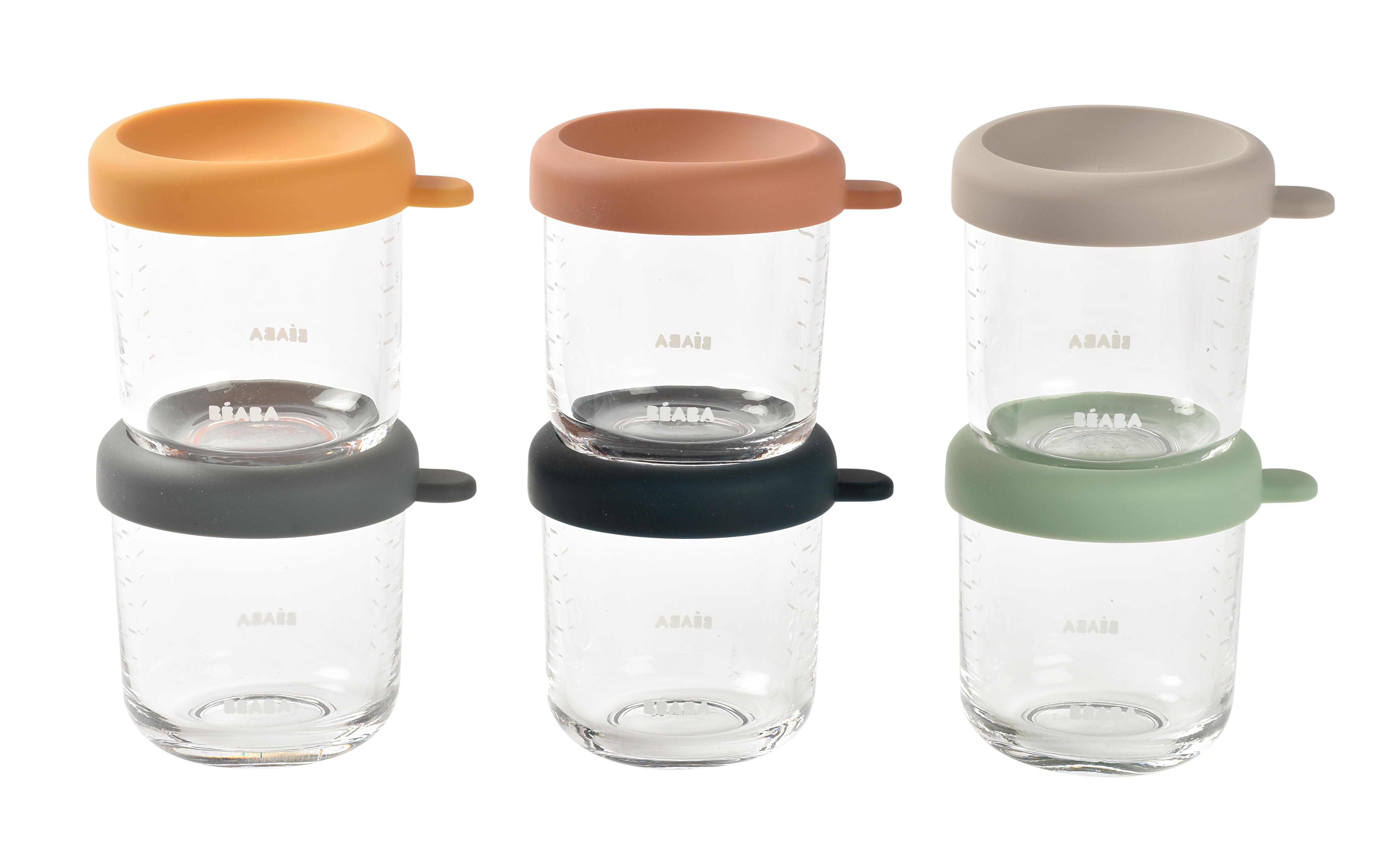 Beaba Bebek Cam Mama Kavanozu Seti (250 ml) // Sunrise Color Mix