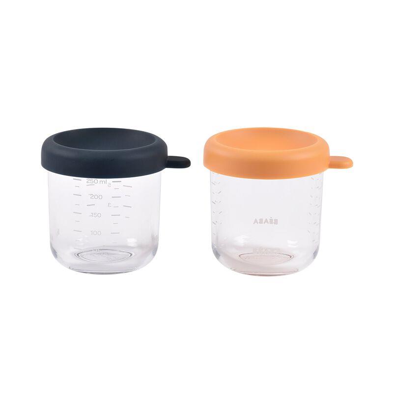 Beaba Bebek Cam Mama Kavanozu Seti (250 ml) //  Night Blue & Honey