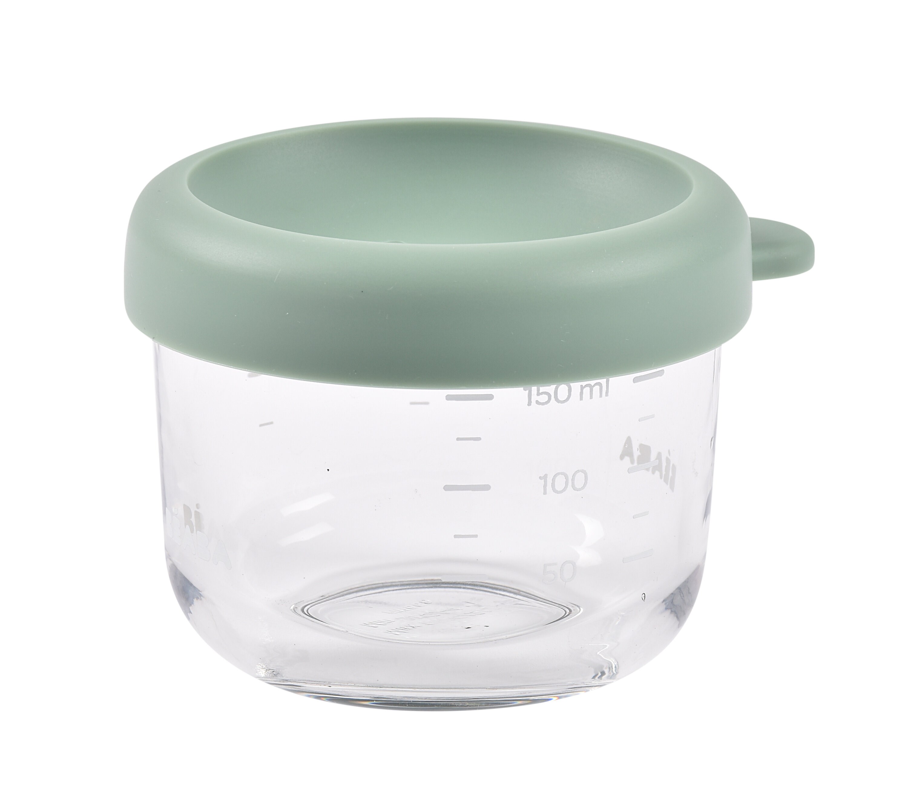 Beaba Bebek cam mama kavanozu 150 ml, Sage Green